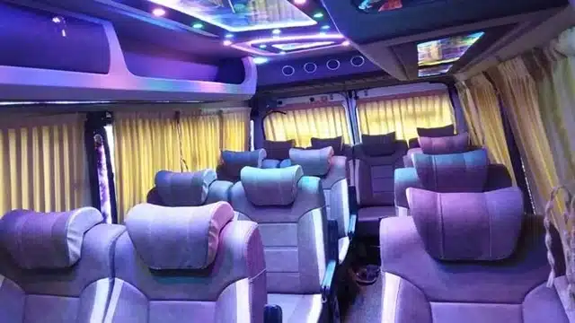 Hire a Tempo Traveller for Rent with a Driver in Bangalore.citylinecabs.in