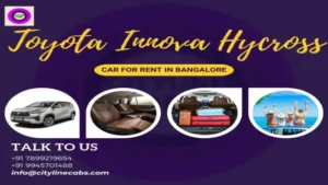 Toyota Innova Hycross Car for Rent in Bangalore