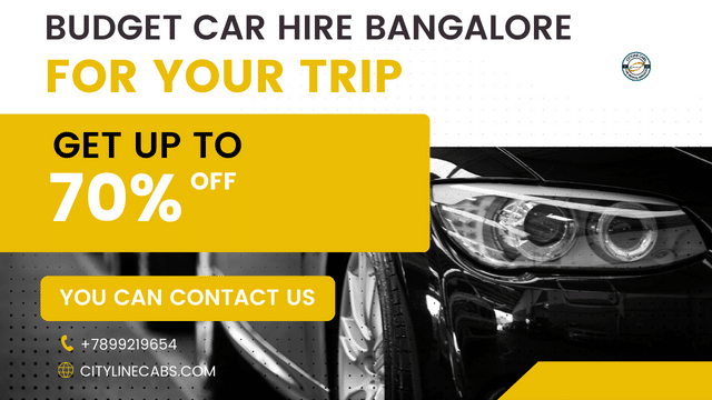 Budget Car Hire Bangalore Start at Rs. 8Km