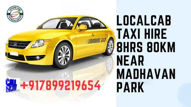 Local Cab Taxi Hire 8Hrs – 80km Near Madhavan Park
