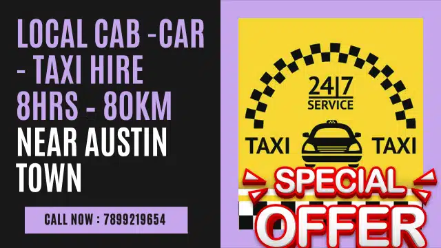 Local Cab Taxi Hire 8Hrs – 80km Near Austin Town