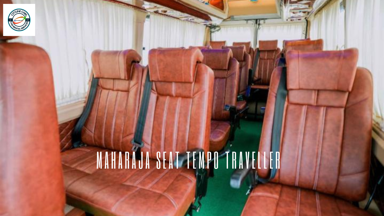 14 Seater maharaja tempo traveller with driver in Bangalore