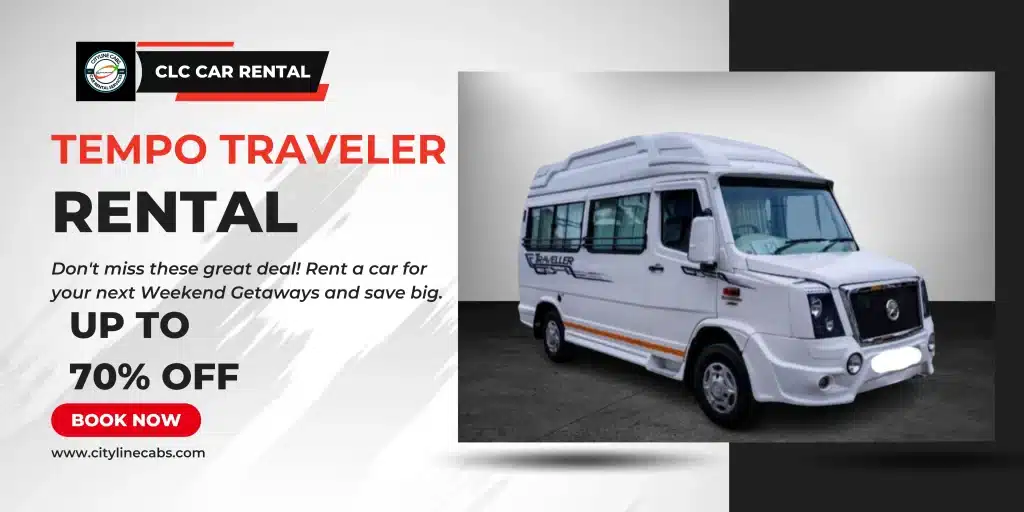 9 seater Luxury tempo traveller Rental Bangalore Price starts at 28/-Km