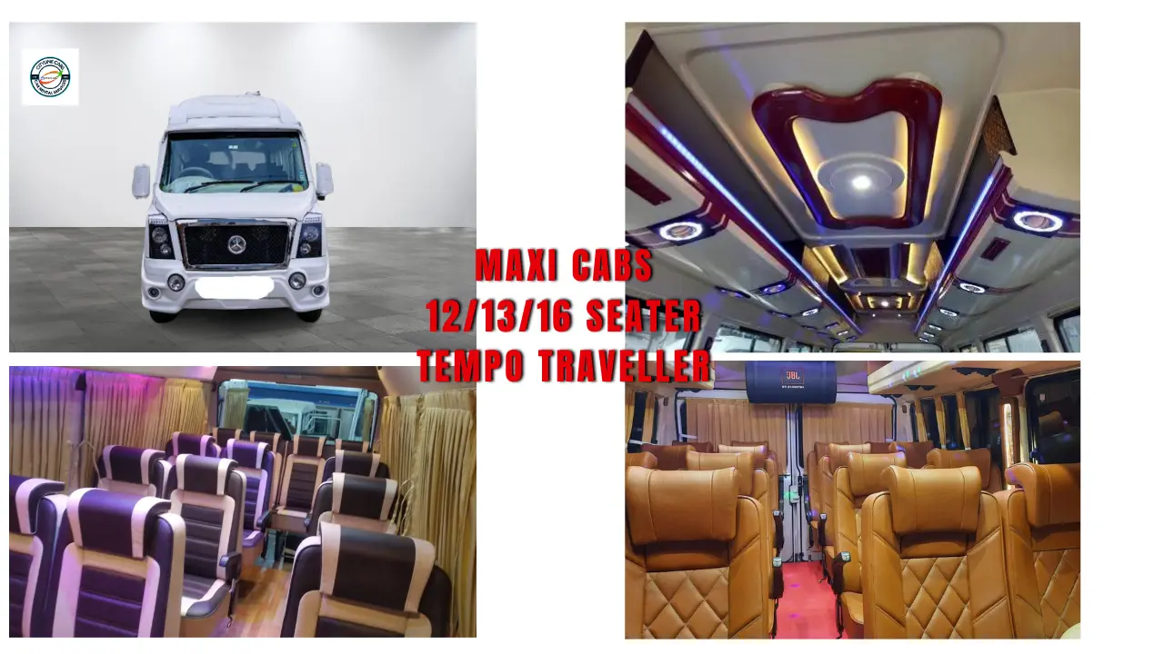 Tempo Traveller 12 or 13 or 16 seater : CLC CAR RENTAL No.1 Car rental agency in Bengaluru