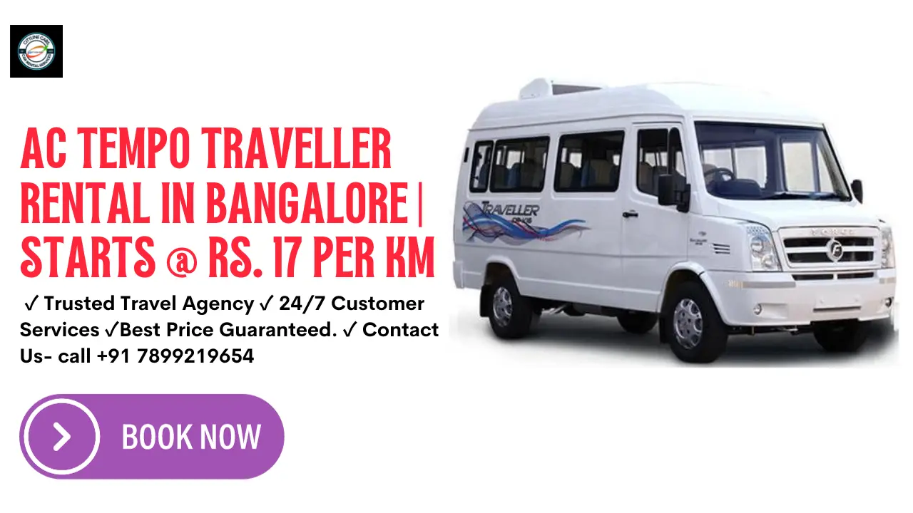 AC Tempo Traveller Rental In Bangalore - Starts @ Rs. 17 Per Km