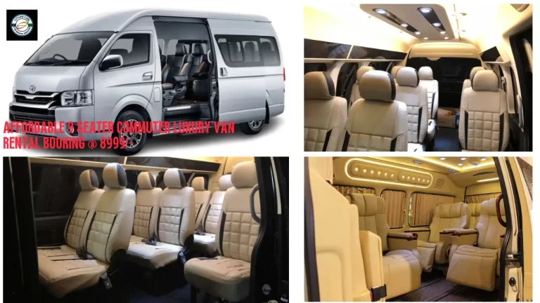 Affordable 9 Seater Commuter Luxury Van Rental Booking @ 8999