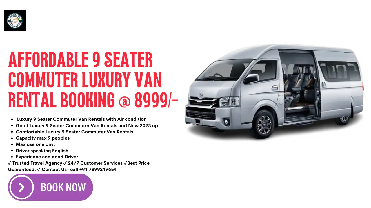 Affordable 9 Seater Commuter Luxury Van Rental