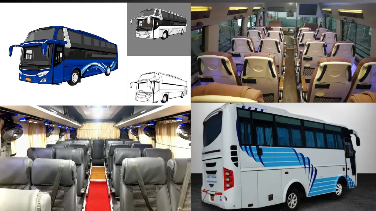 20+1 Seater Mini Bus Per km Rate in Bangalore AC - Rs 32/km