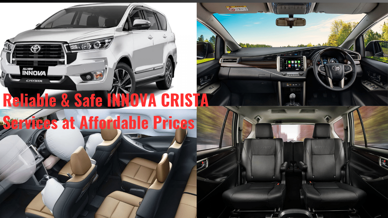 Reliable & Safe INNOVA CRISTA Services at Affordable Prices
