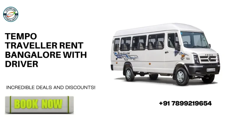 tempo traveller rent bangalore with driver