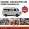 Luxurious 9-Seater Outstation Cabs With Driver In Bangalore