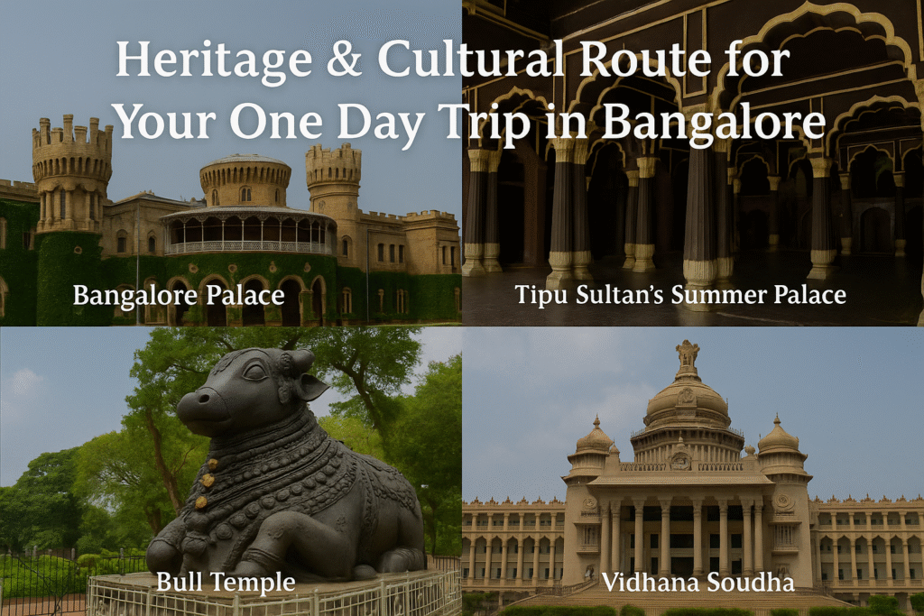 Heritage & Cultural Route for Your One Day Trip in Bangalore