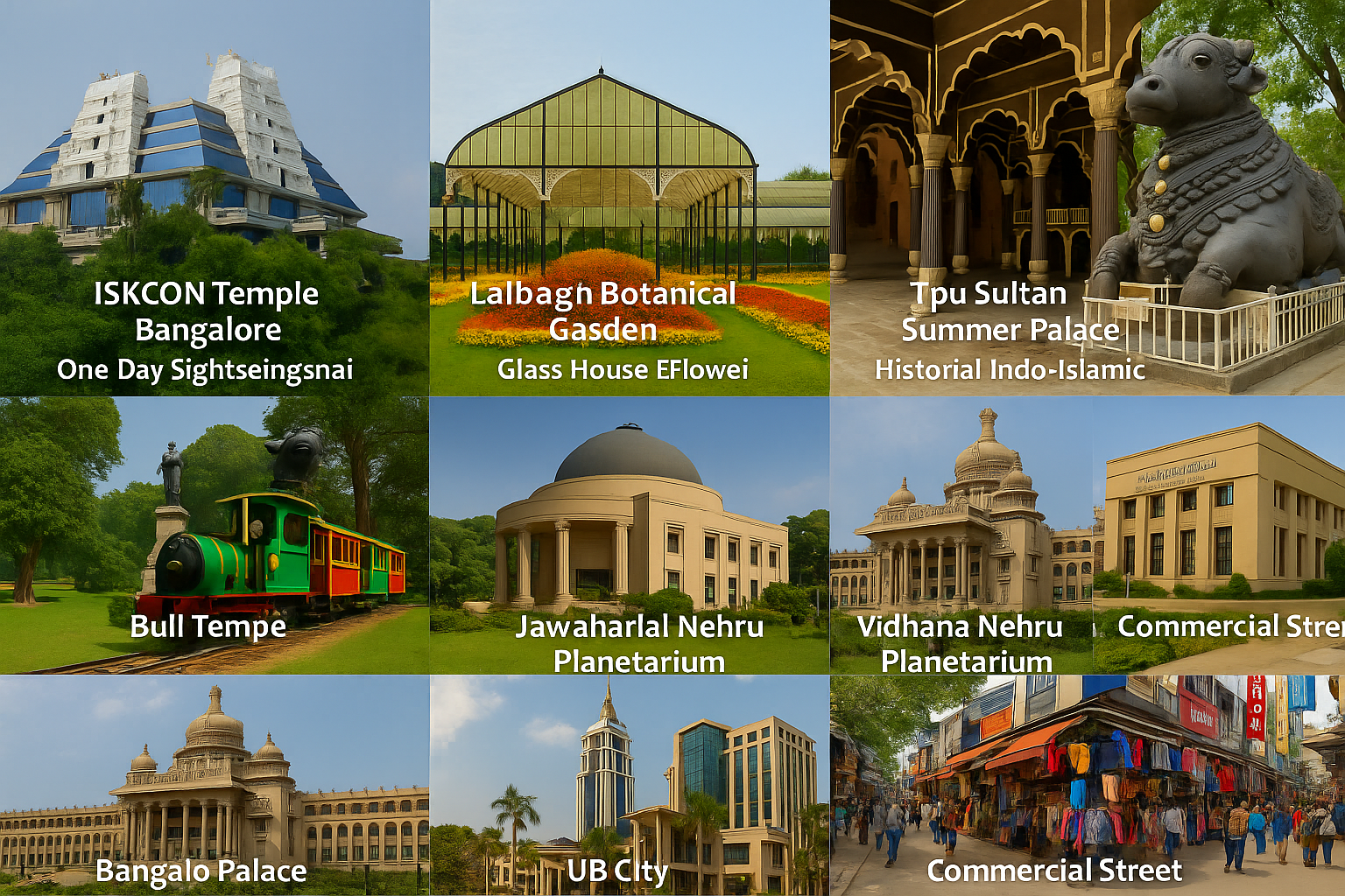 One Day Trip from Bangalore City Sightseeing by Car